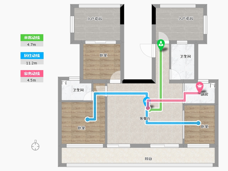 福建省-漳州市-保利李白的院子-81.23-户型库-动静线