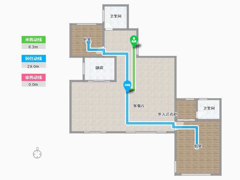 浙江省-嘉兴市-绿城乌镇蘭园-240.00-户型库-动静线