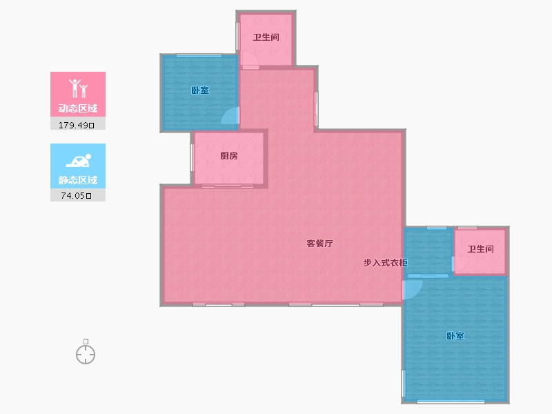 浙江省-嘉兴市-绿城乌镇蘭园-240.00-户型库-动静分区