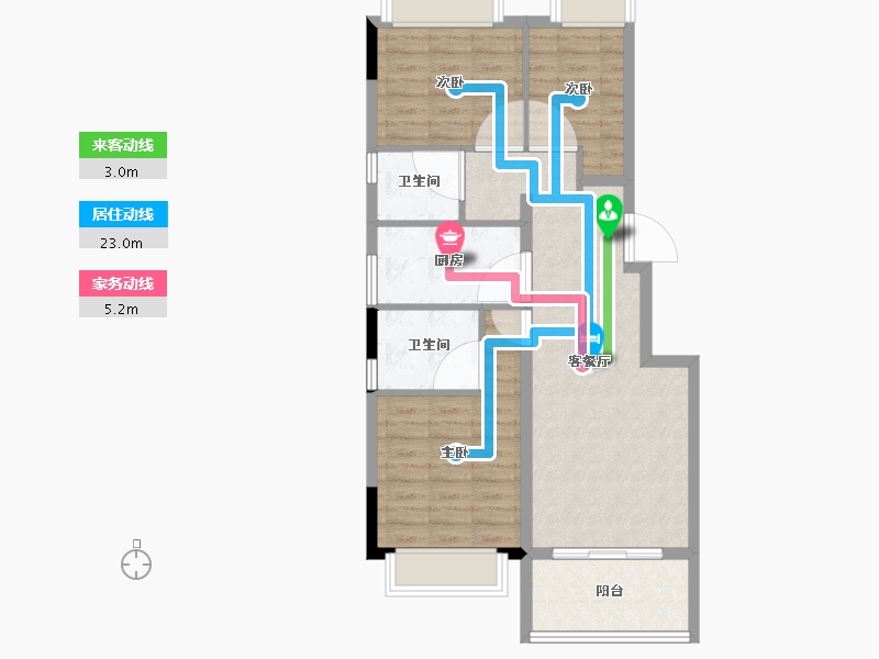 福建省-南平市-三迪溪山九境-74.92-户型库-动静线