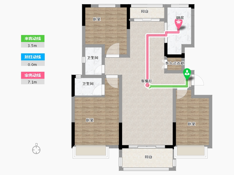 河南省-安阳市-城投绿港-108.90-户型库-动静线