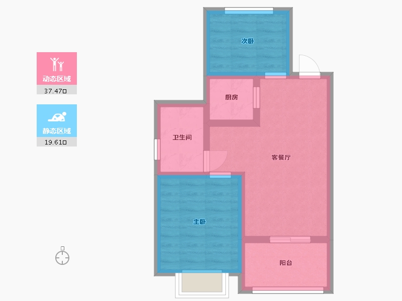 江西省-宜春市-月之泉-49.90-户型库-动静分区