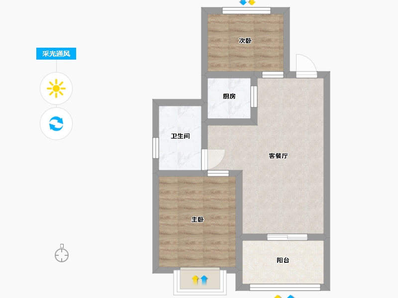 江西省-宜春市-月之泉-49.90-户型库-采光通风