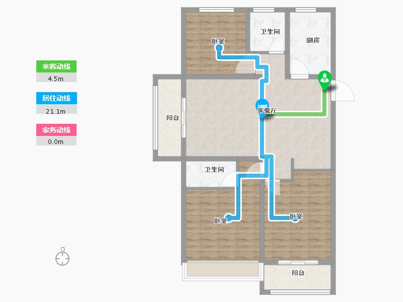 山东省-菏泽市-中达逸景广场-108.00-户型库-动静线