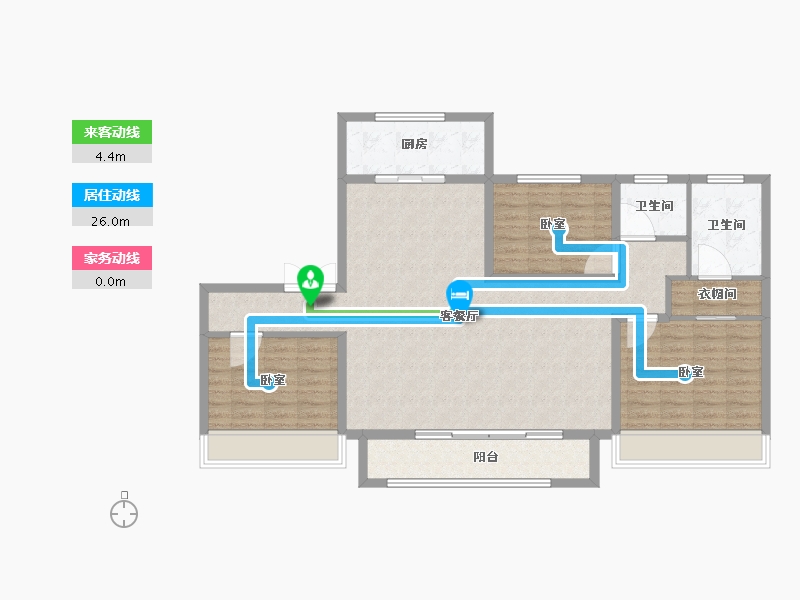 河南省-郑州市-郑北孔雀城-112.07-户型库-动静线