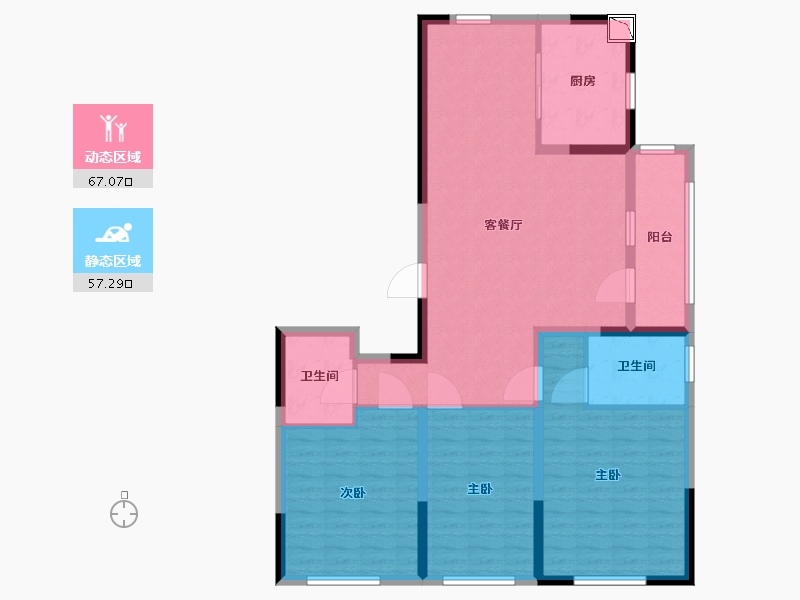 山东省-青岛市-麗山国际-112.01-户型库-动静分区