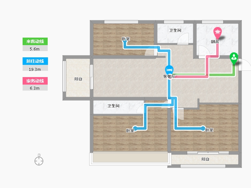 山东省-菏泽市-中达逸景广场-109.00-户型库-动静线