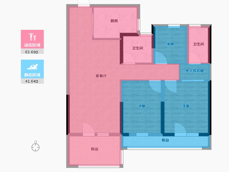 山东省-青岛市-信联天地-93.01-户型库-动静分区