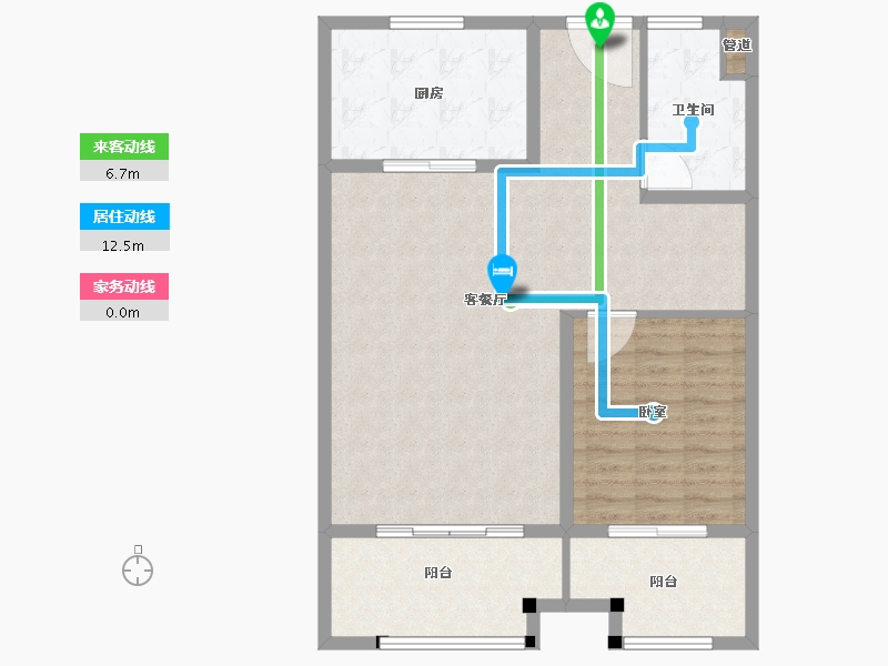 福建省-泉州市-金龙海悦城-93.00-户型库-动静线