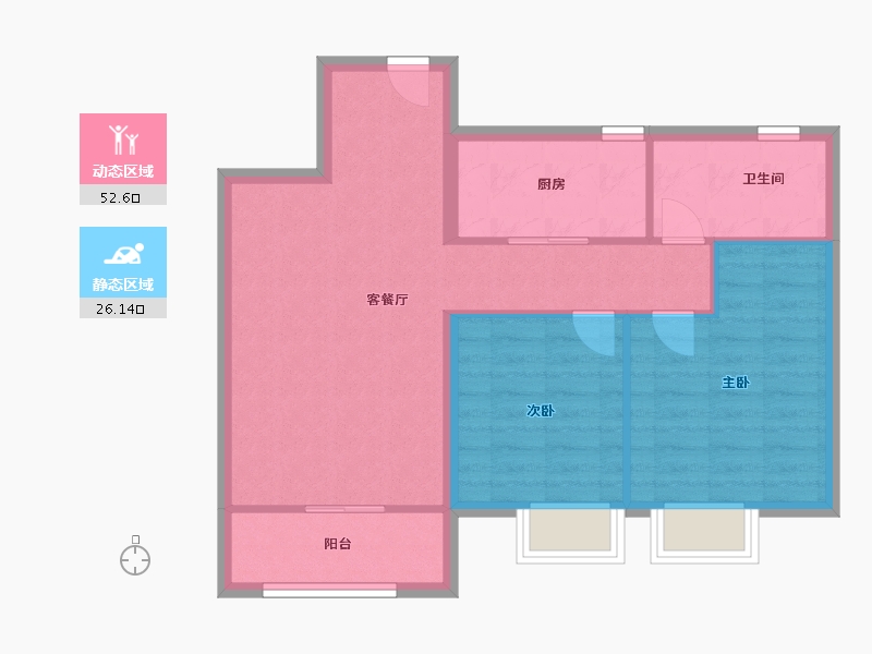 山东省-青岛市-中建锦绣城-71.00-户型库-动静分区