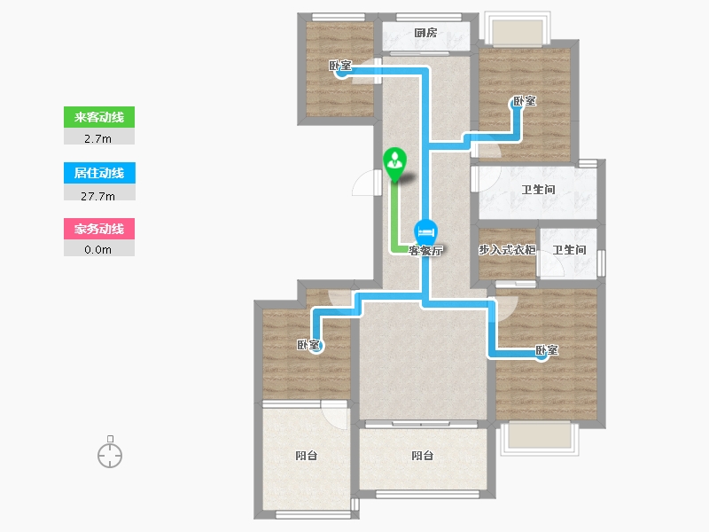 山东省-滨州市-悦溪花城-101.05-户型库-动静线