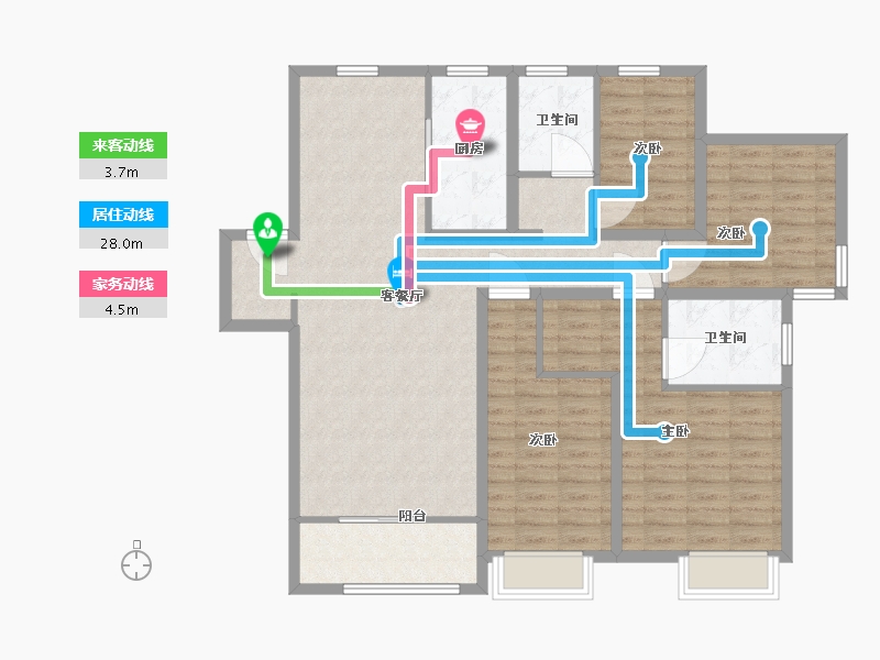 山东省-青岛市-中建锦绣城-114.01-户型库-动静线