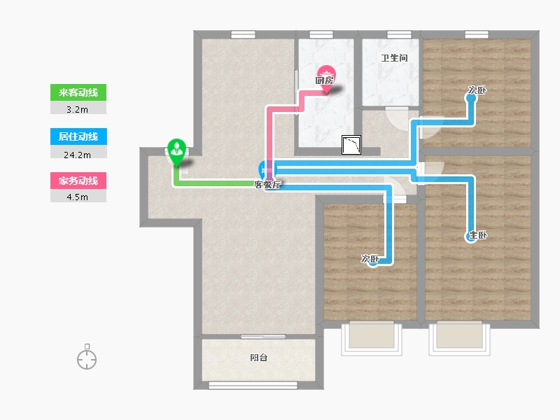 山东省-青岛市-中建锦绣城-92.00-户型库-动静线