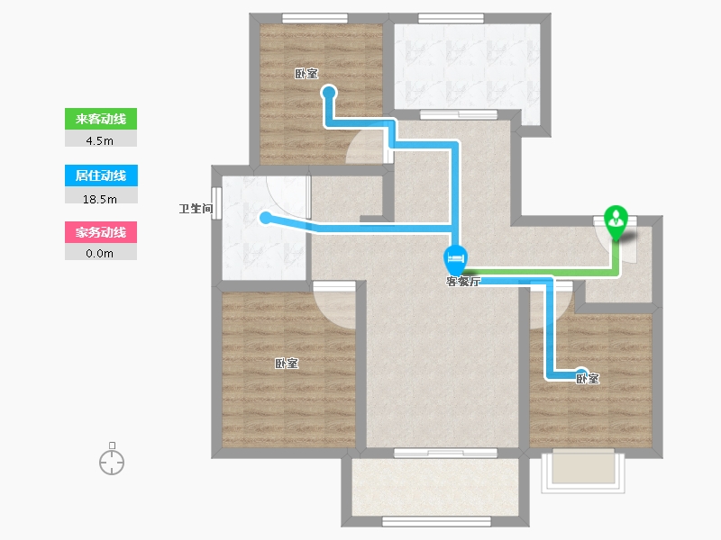 山东省-济南市-海信泮山-87.00-户型库-动静线