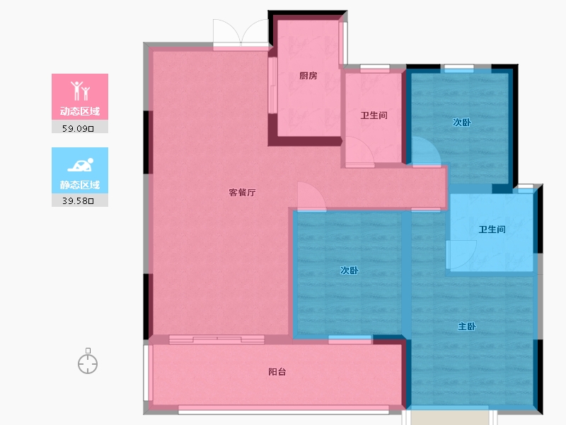 江西省-吉安市-文信西昌府-88.10-户型库-动静分区