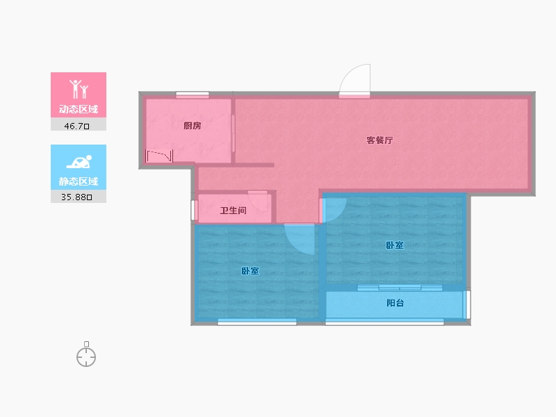 山东省-菏泽市-恒生南华世纪城-74.00-户型库-动静分区