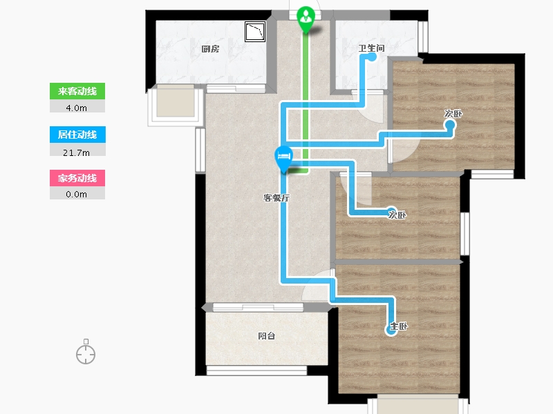 福建省-厦门市-特房樾琴湾-62.01-户型库-动静线