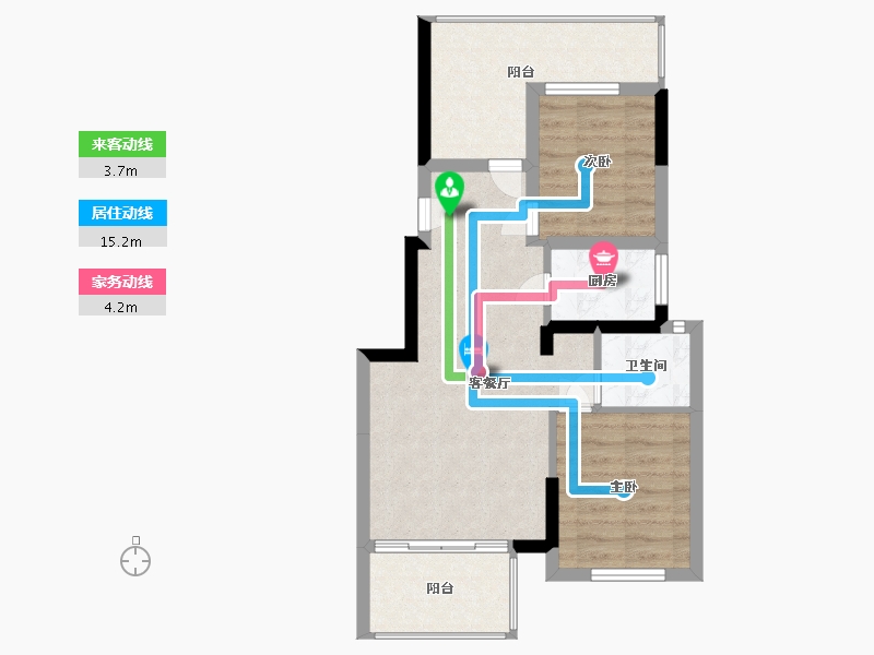 福建省-厦门市-三盛璞悦海-58.00-户型库-动静线