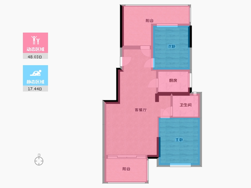 福建省-厦门市-三盛璞悦海-58.00-户型库-动静分区