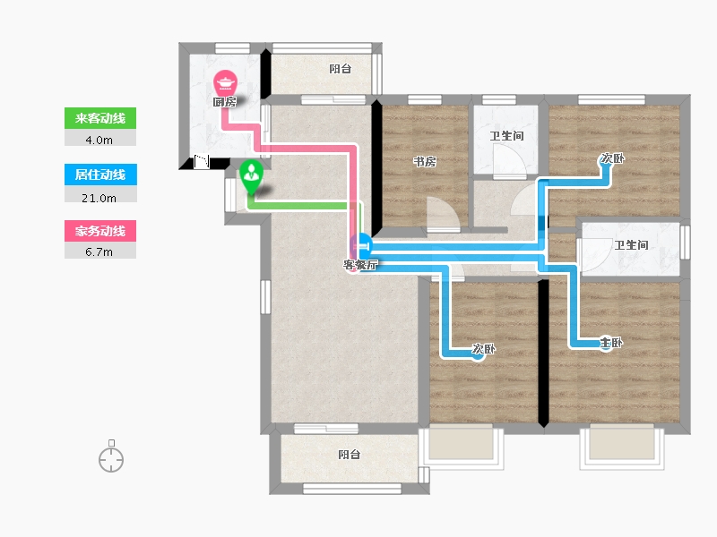 江西省-南昌市-慧谷智立方-78.77-户型库-动静线