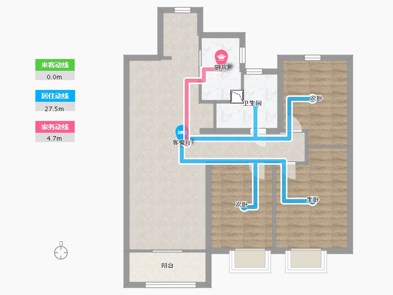 山东省-青岛市-中建锦绣城-84.00-户型库-动静线