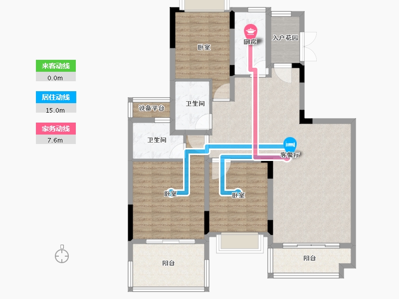 浙江省-绍兴市-诸暨恒大滨江御府-112.10-户型库-动静线