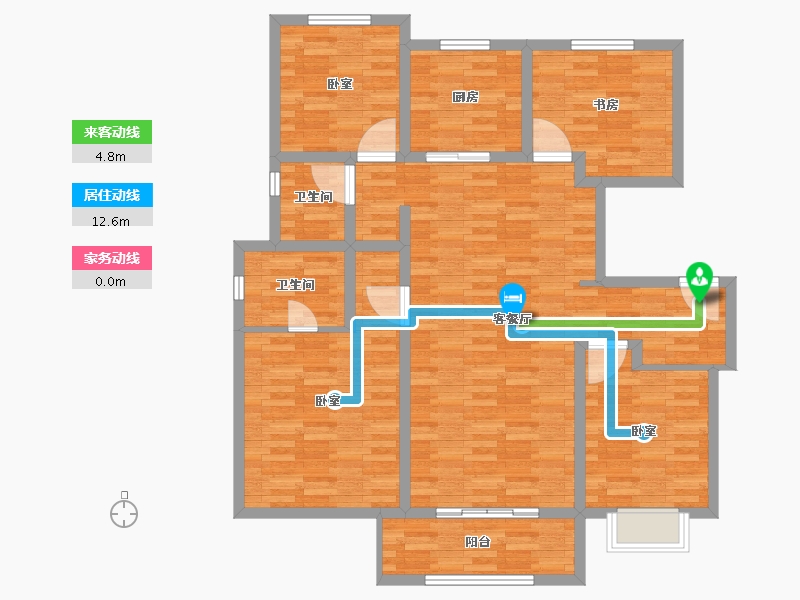 山东省-济南市-海信泮山-113.95-户型库-动静线