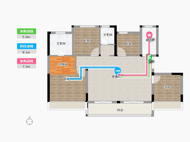 河南省-郑州市-银基国际旅游度假区-114.00-户型库-动静线