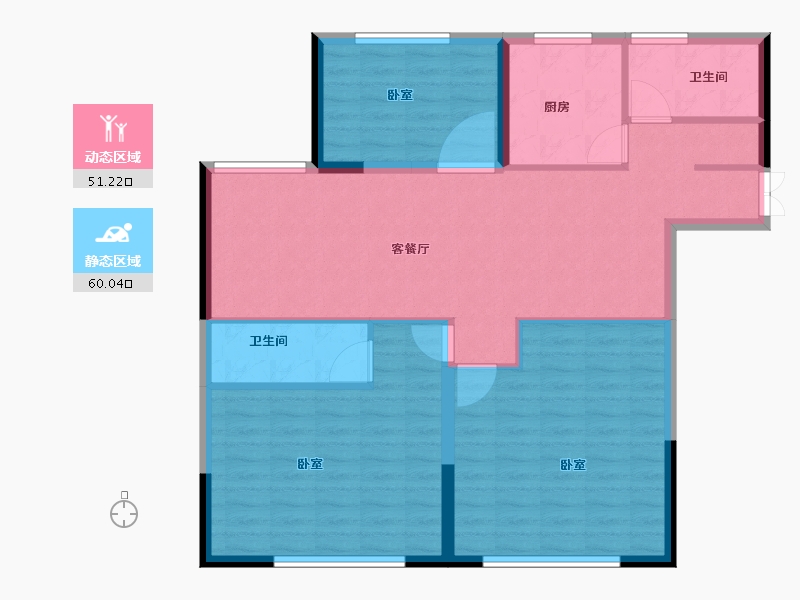 山东省-菏泽市-亿联世贸中心-101.25-户型库-动静分区