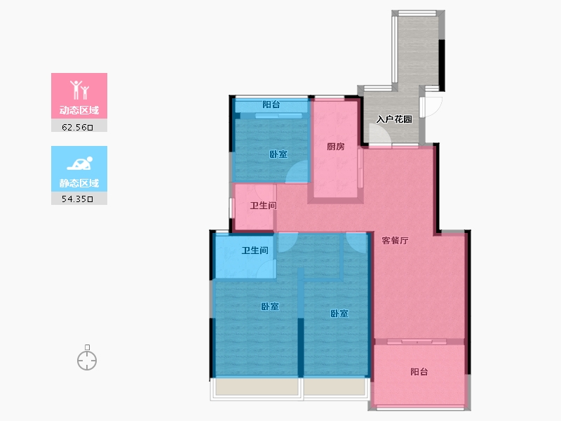 河南省-郑州市-银基国际旅游度假区-115.10-户型库-动静分区