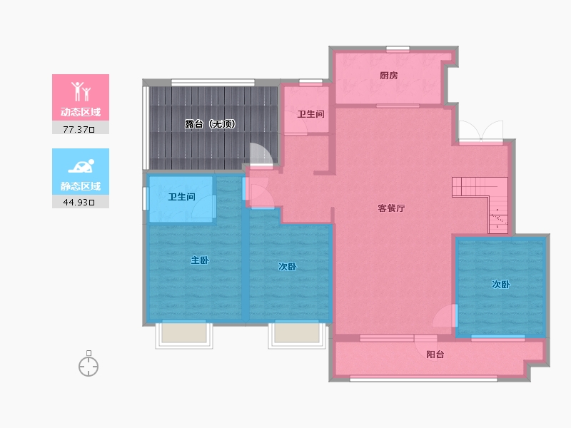 山东省-青岛市-中建锦绣城-124.00-户型库-动静分区