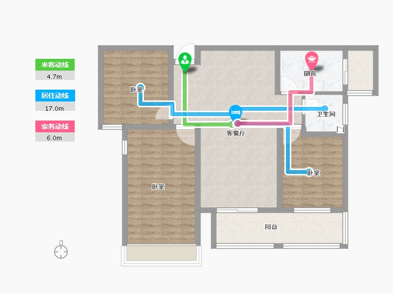 山东省-菏泽市-圣泽中华世纪城-92.90-户型库-动静线