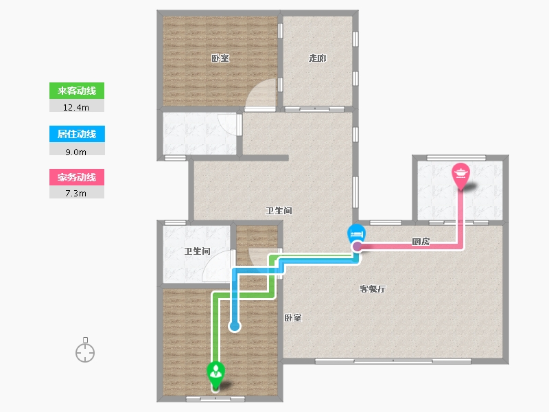 浙江省-嘉兴市-绿城乌镇蘭园-192.00-户型库-动静线