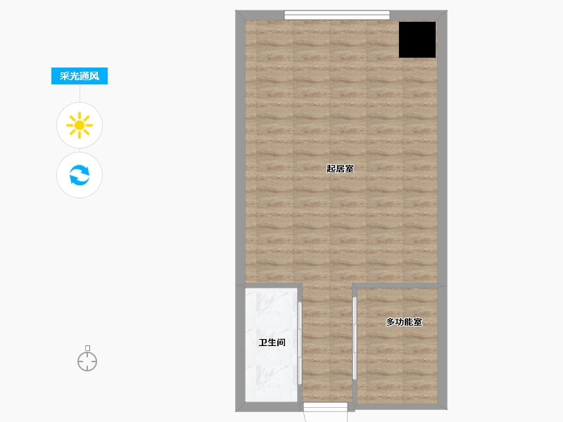 江西省-南昌市-江旅都市方舟-51.00-户型库-采光通风