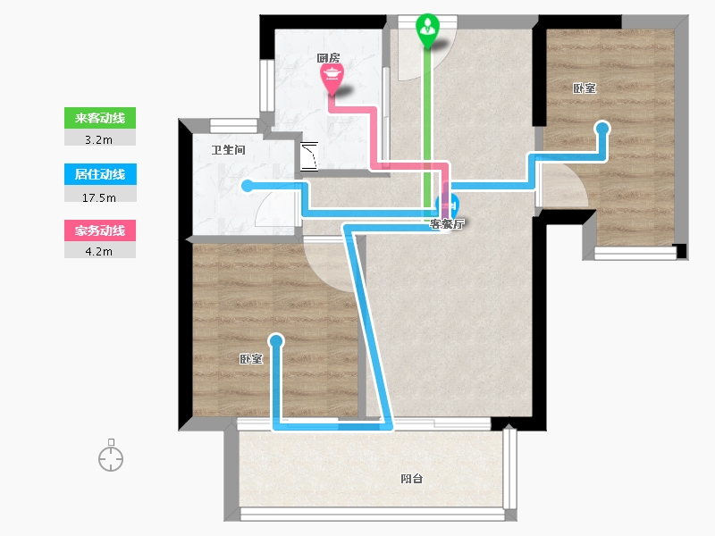 福建省-漳州市-保利李白的院子-53.00-户型库-动静线