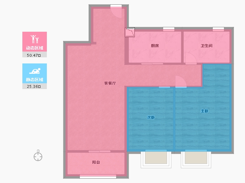 山东省-青岛市-中建锦绣城-68.00-户型库-动静分区