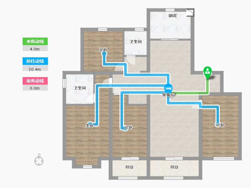 山东省-青岛市-中建锦绣城-113.99-户型库-动静线