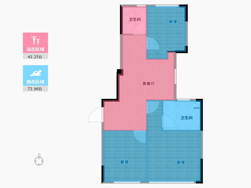 福建省-漳州市-保利李白的院子-108.00-户型库-动静分区