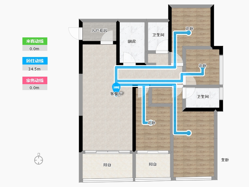 福建省-南平市-绿欧·香槟城-108.00-户型库-动静线