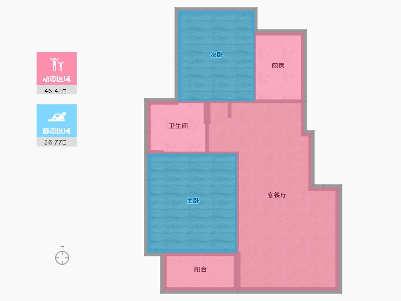 江西省-吉安市-四季花城-70.39-户型库-动静分区