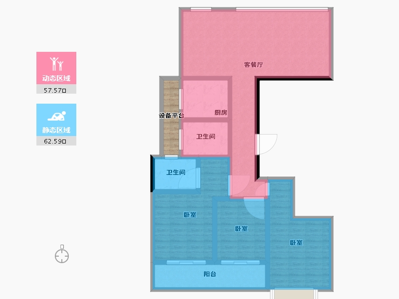 浙江省-温州市-外滩尚品-110.00-户型库-动静分区