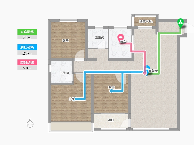 山东省-滨州市-学府名著-109.00-户型库-动静线