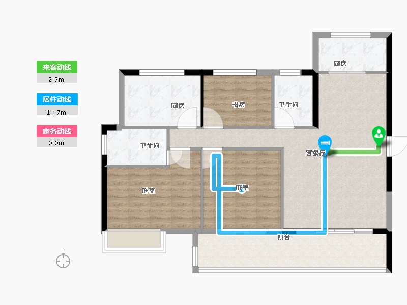 福建省-莆田市-凯天青山城峰璟-102.00-户型库-动静线