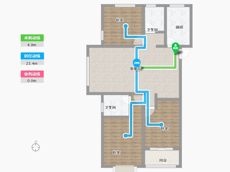 山东省-菏泽市-菏泽佳和广场-112.20-户型库-动静线