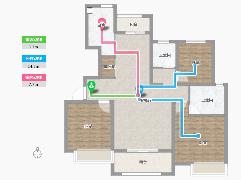 河南省-洛阳市-建业世悦府-100.00-户型库-动静线