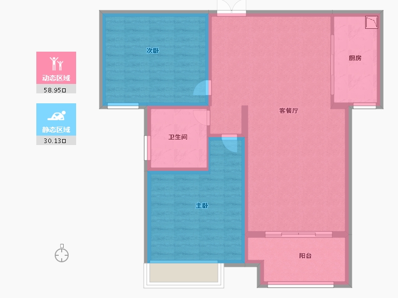 山东省-济南市-凤凰国际-79.99-户型库-动静分区