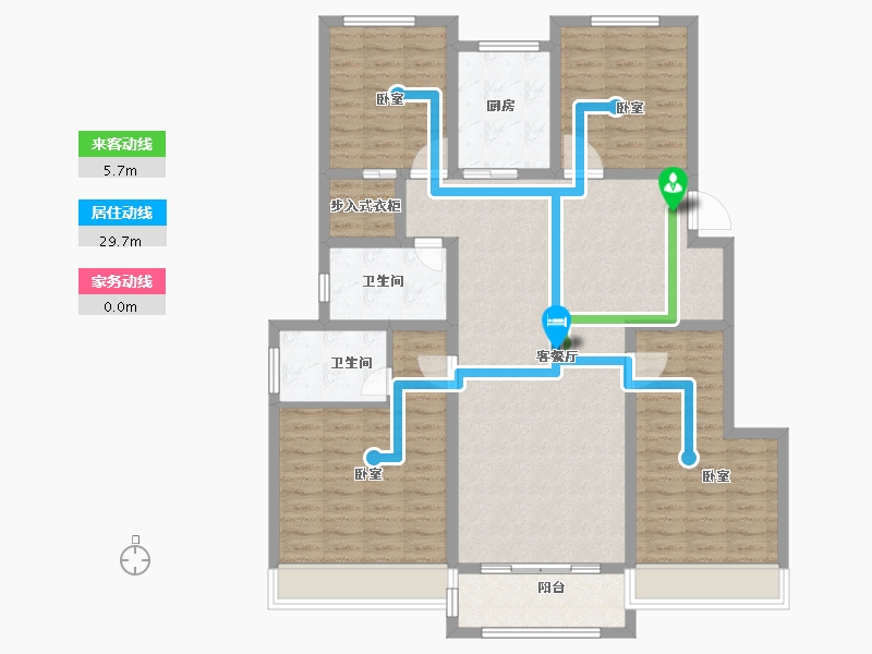 山东省-菏泽市-洪盛锦绣城-123.42-户型库-动静线