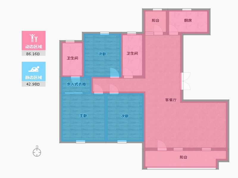 山东省-青岛市-盈创板桥华府-114.00-户型库-动静分区