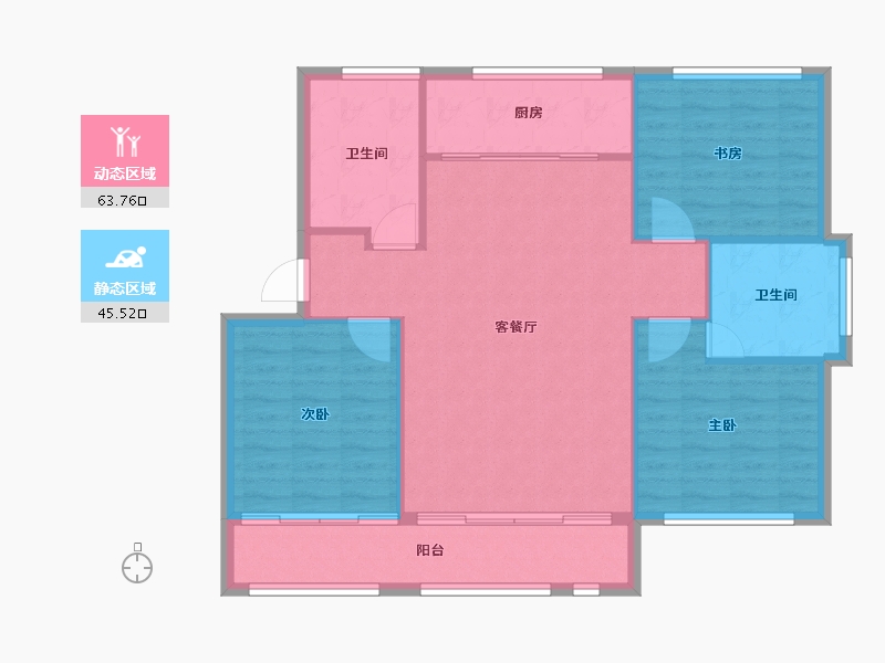 山东省-威海市-茂铭逸品学府-101.00-户型库-动静分区