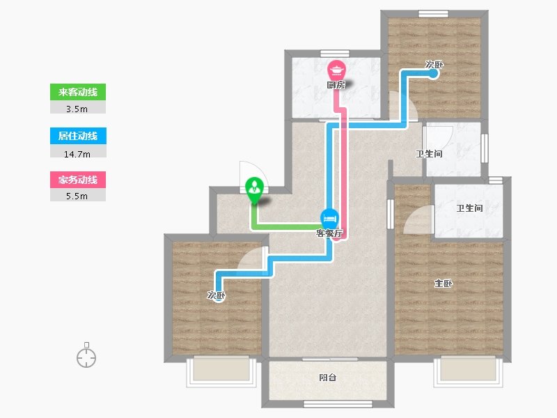 山东省-青岛市-中建锦绣天地-94.01-户型库-动静线